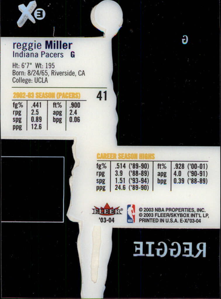 2003/2004 E-X (Fleer) Basketball - Picture 77 of 161