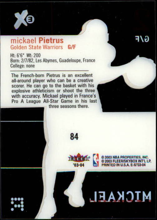 2003/2004 E-X (Fleer) Basketball - Picture 141 of 161