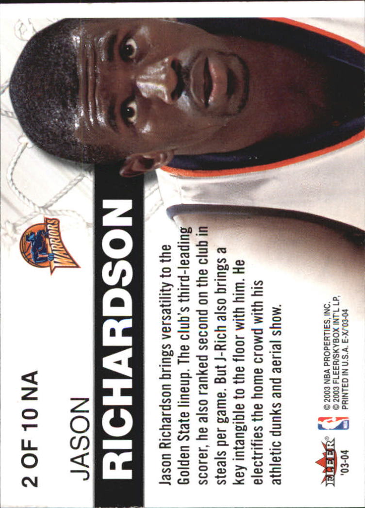 2003/2004 E-X (Fleer) Basketball - Picture 155 of 161