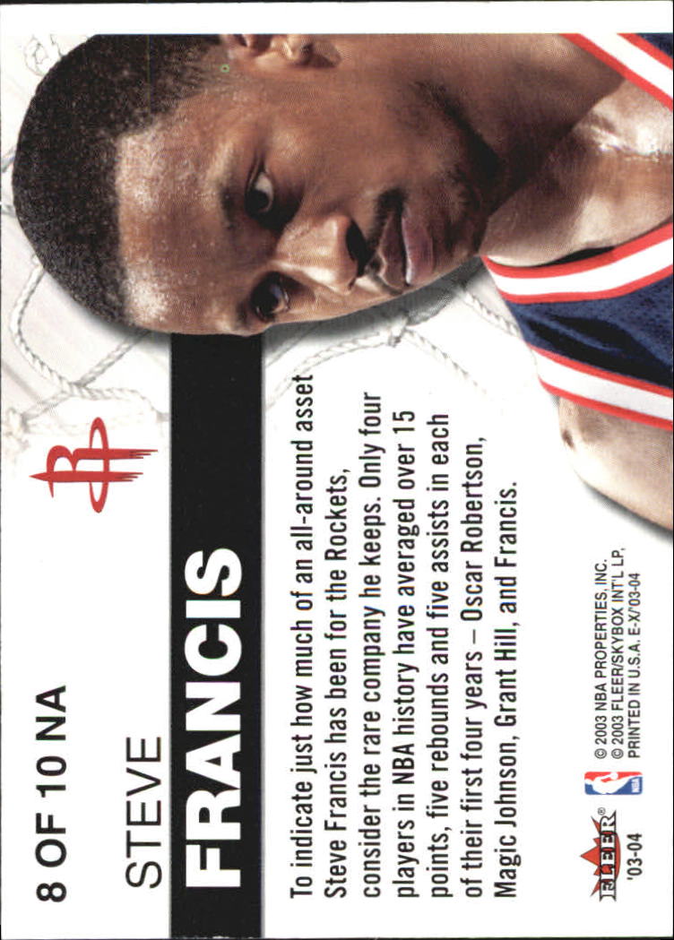 2003/2004 E-X (Fleer) Basketball - Picture 159 of 161