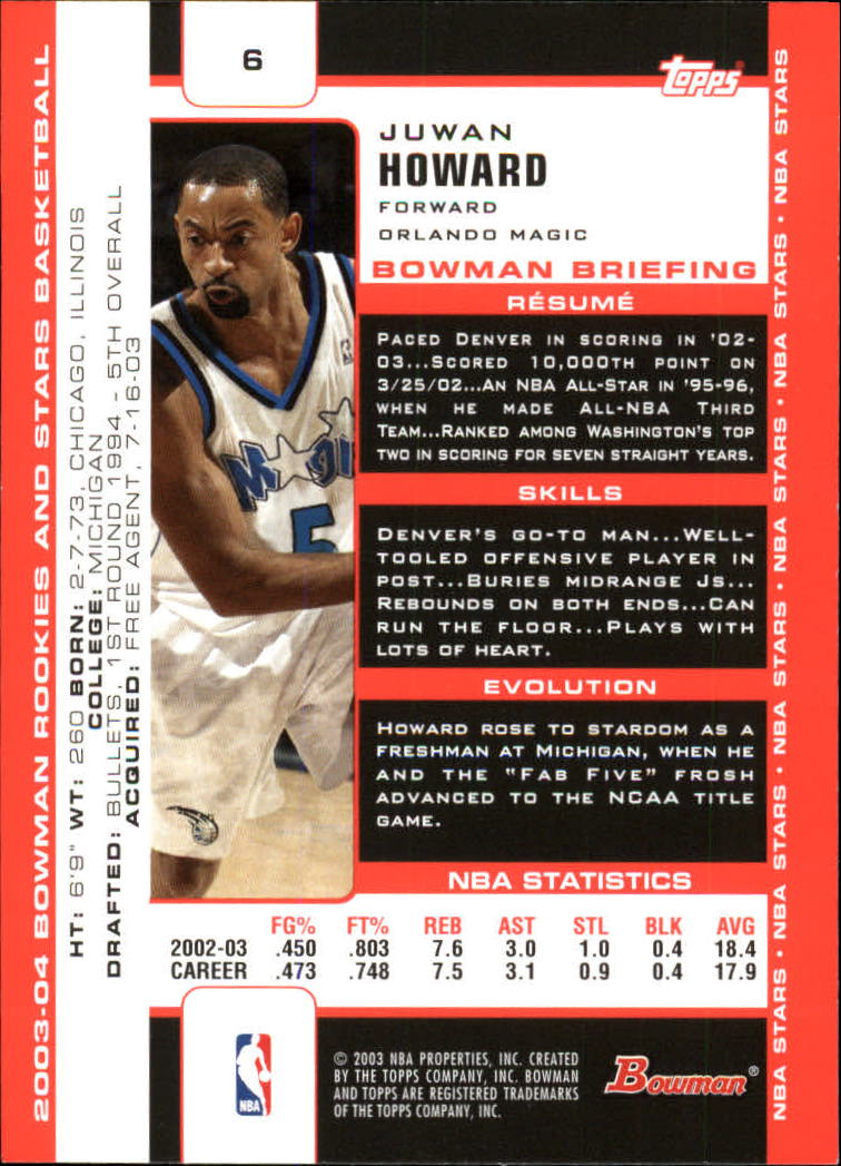 2003-04 Bowman Basketball Card Pick | eBay