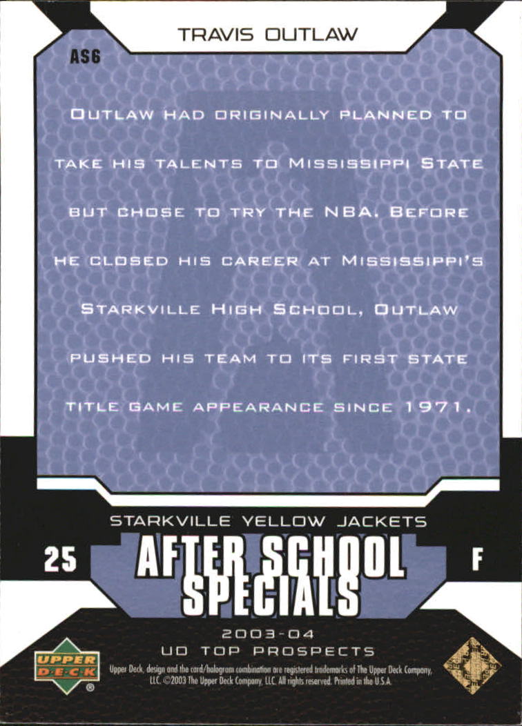 2003/2004 Top Prospects (Upper Deck) Basketball - Picture 119 of 193
