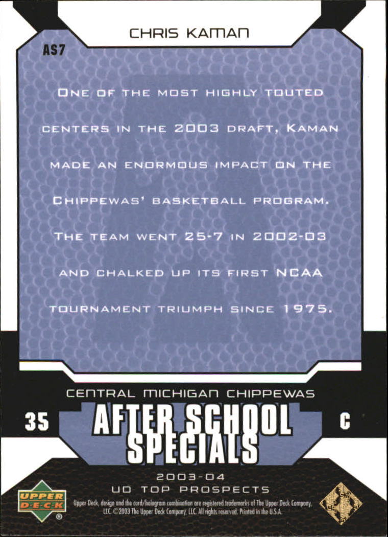 2003/2004 Top Prospects (Upper Deck) Basketball - Picture 121 of 193