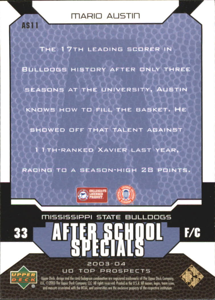 2003/2004 Top Prospects (Upper Deck) Basketball - Picture 129 of 193