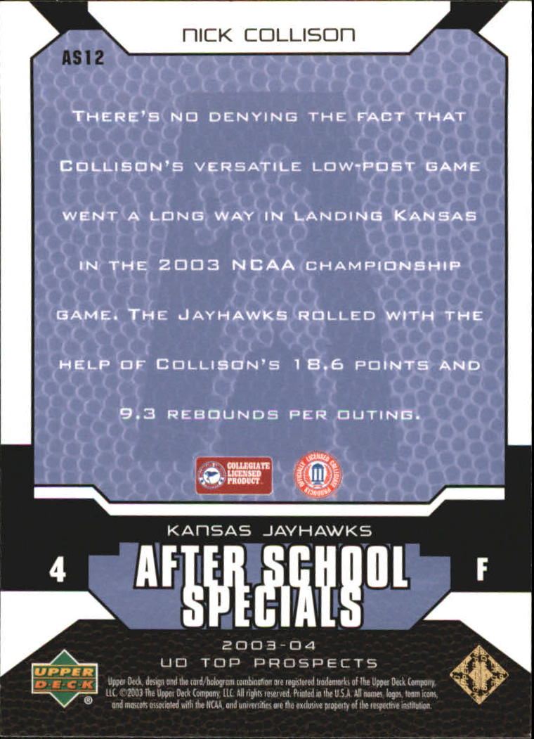 2003/2004 Top Prospects (Upper Deck) Basketball - Picture 131 of 193