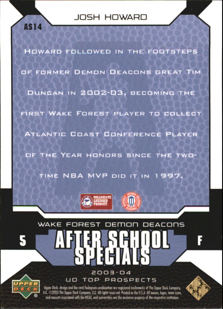 2003/2004 Top Prospects (Upper Deck) Basketball - Picture 135 of 193