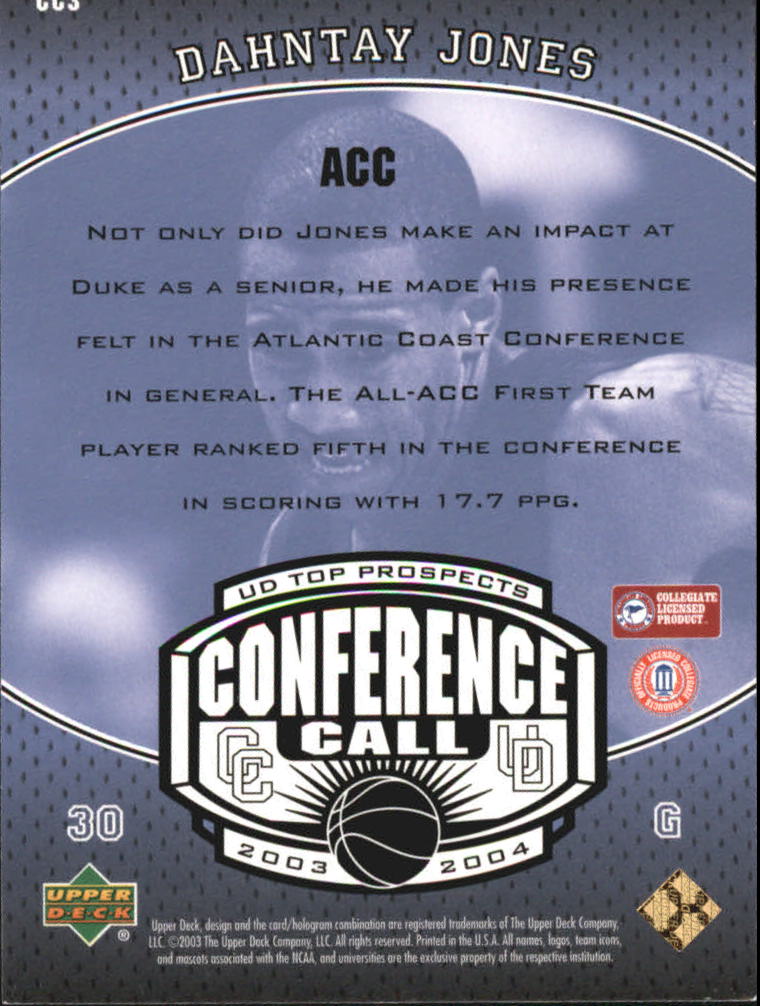 2003/2004 Top Prospects (Upper Deck) Basketball - Picture 139 of 193