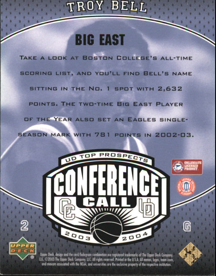 2003/2004 Top Prospects (Upper Deck) Basketball - Picture 153 of 193