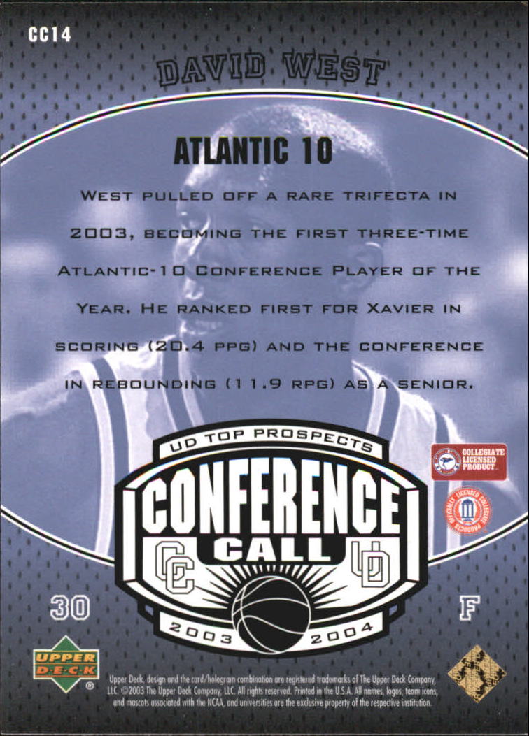 2003/2004 Top Prospects (Upper Deck) Basketball - Picture 159 of 193
