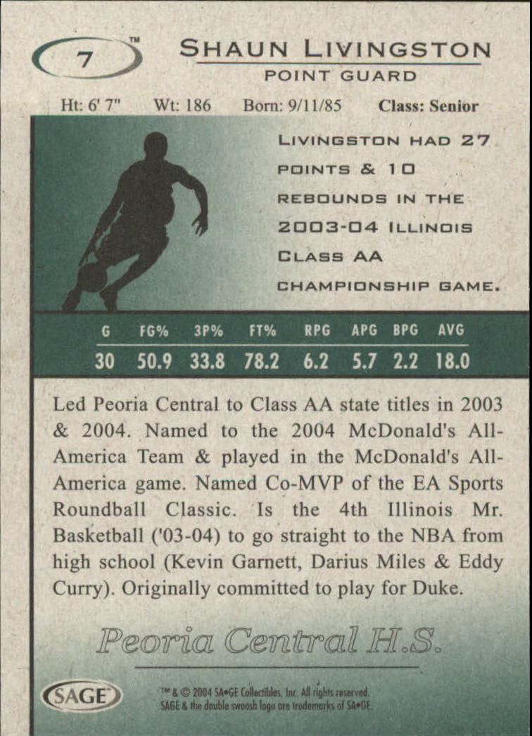 2004 Sage HIT Basketball "Main Set" Base Cards #1 to #50 - Picture 15 of 101