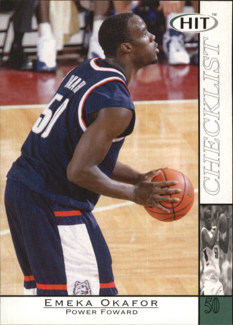 2004 Sage HIT Basketball "Main Set" Base Cards #1 to #50 - Picture 100 of 101