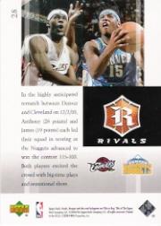 2004/2005 Upper Deck Rivals Box Set Basketball - Picture 43 of 49