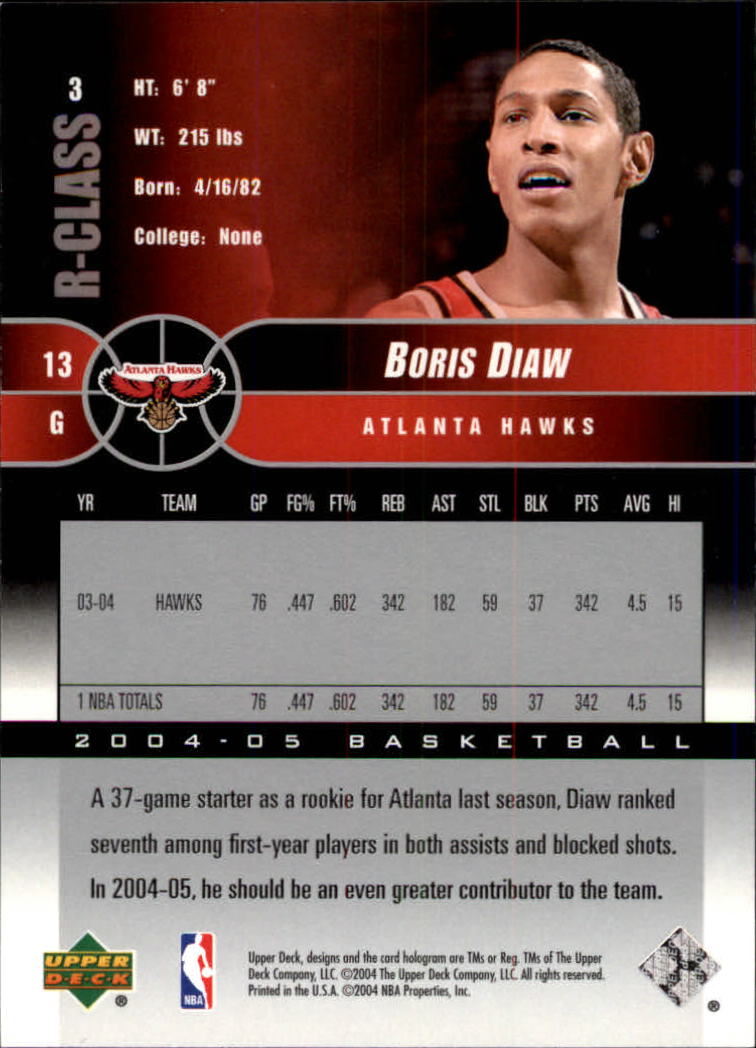 2004/2005 R-Class (Upper Deck) Basketball - Picture 7 of 215