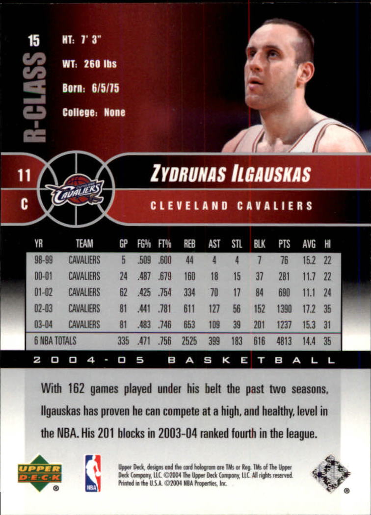 2004/2005 R-Class (Upper Deck) Basketball - Picture 23 of 215