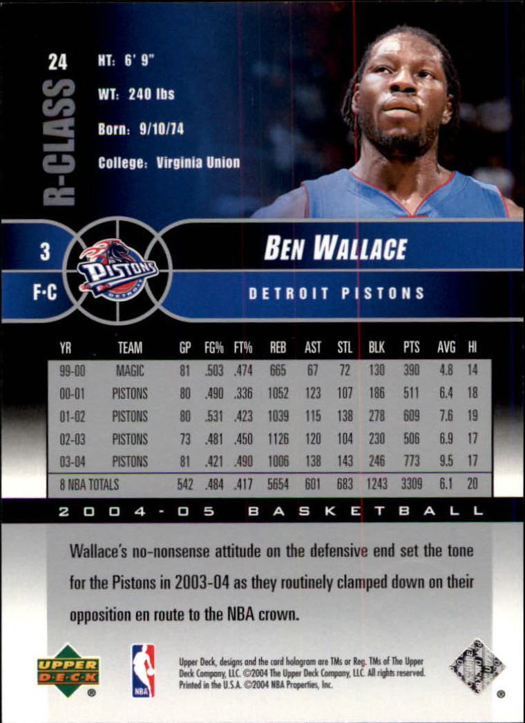 2004/2005 R-Class (Upper Deck) Basketball - Picture 35 of 215
