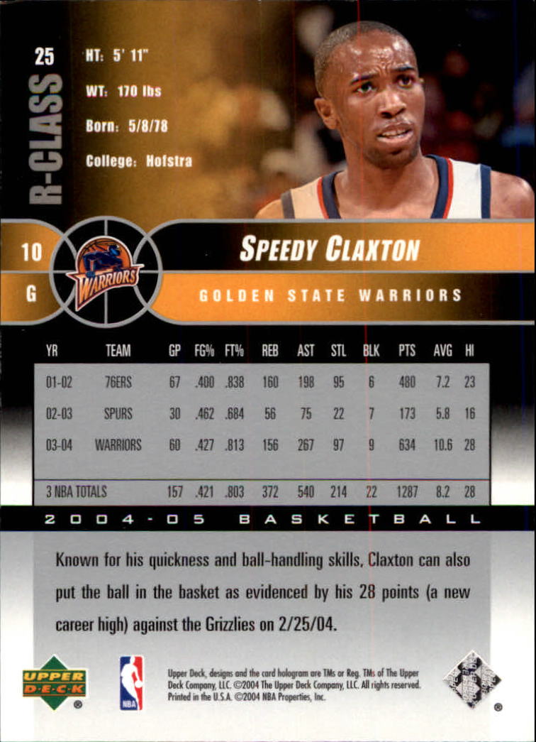 2004/2005 R-Class (Upper Deck) Basketball - Picture 37 of 215