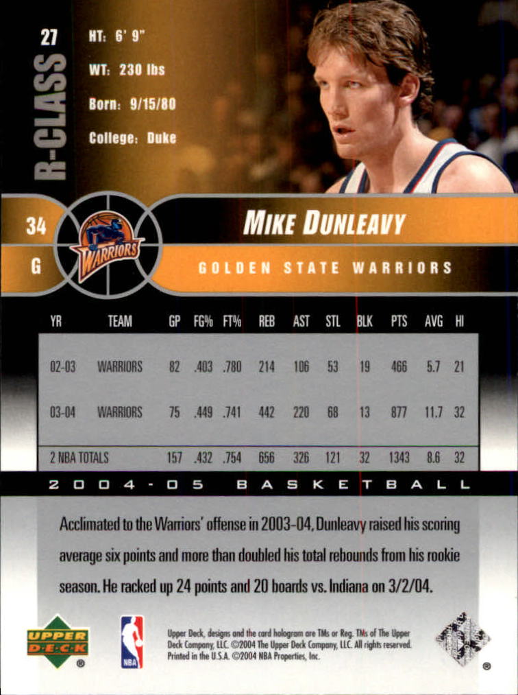 2004/2005 R-Class (Upper Deck) Basketball - Picture 41 of 215