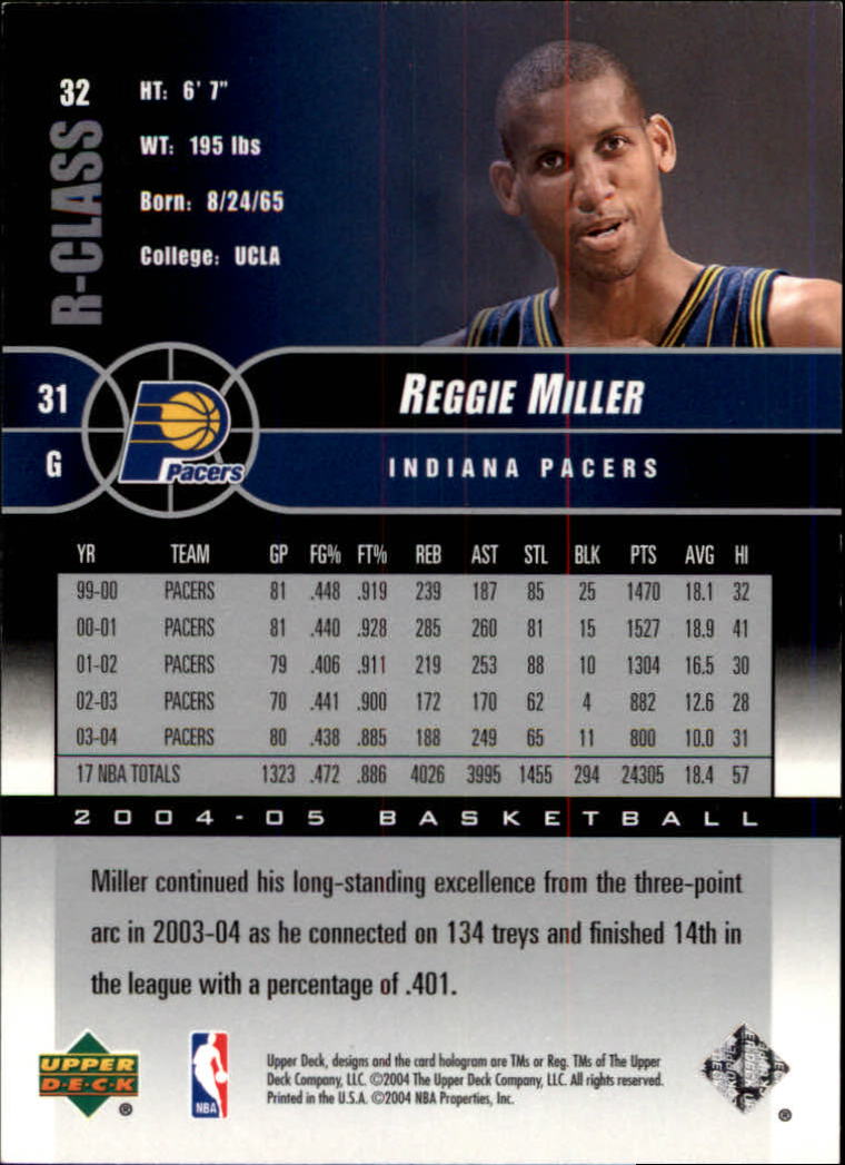 2004/2005 R-Class (Upper Deck) Basketball - Picture 49 of 215