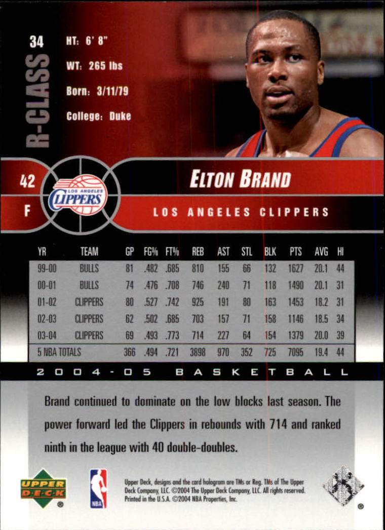 2004/2005 R-Class (Upper Deck) Basketball - Picture 53 of 215