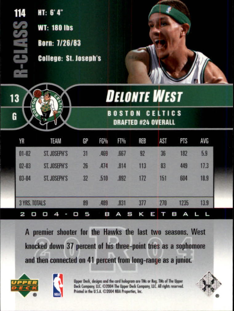2004/2005 R-Class (Upper Deck) Basketball - Picture 181 of 215