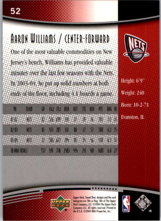 2004/2005 Sweet Shot (Upper Deck) Basketball - Picture 139 of 239