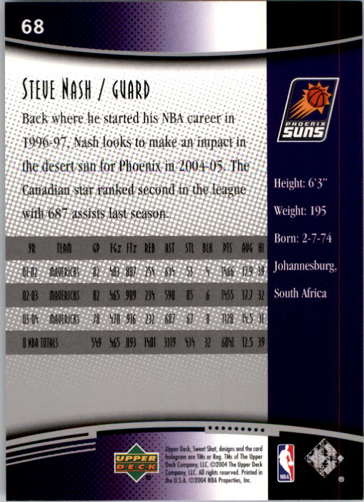 2004/2005 Sweet Shot (Upper Deck) Basketball - Picture 107 of 239