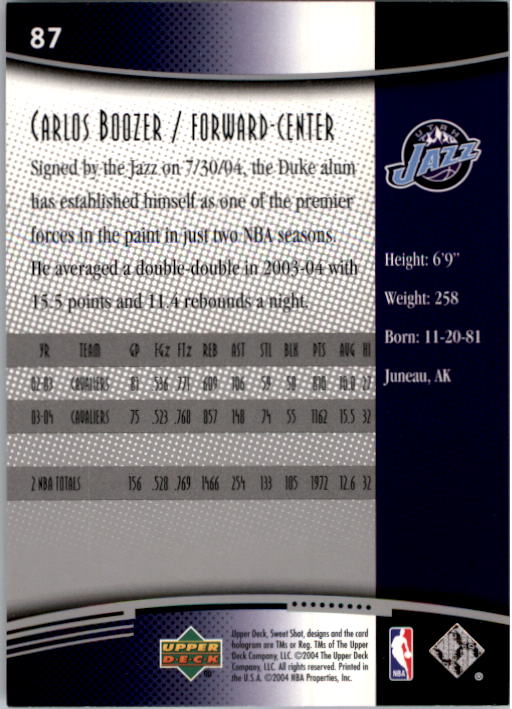 2004/2005 Sweet Shot (Upper Deck) Basketball - Picture 69 of 239