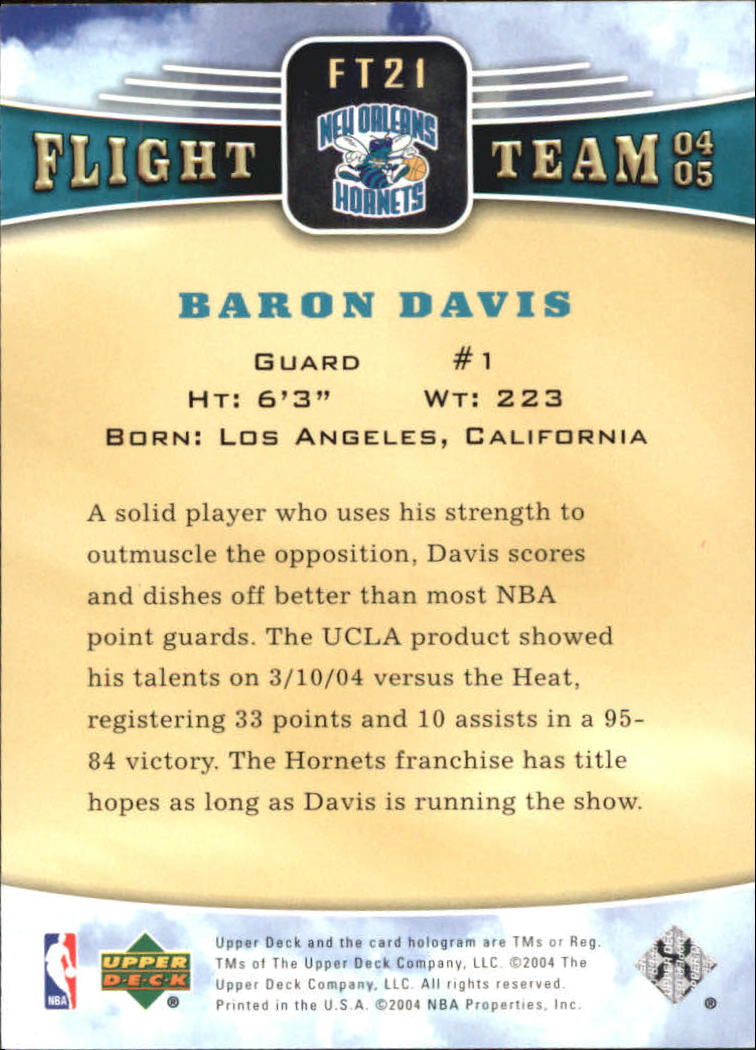 2004/2005 Upper Deck Basketball Part 2 Insert and Parallel Cards - Picture 27 of 95