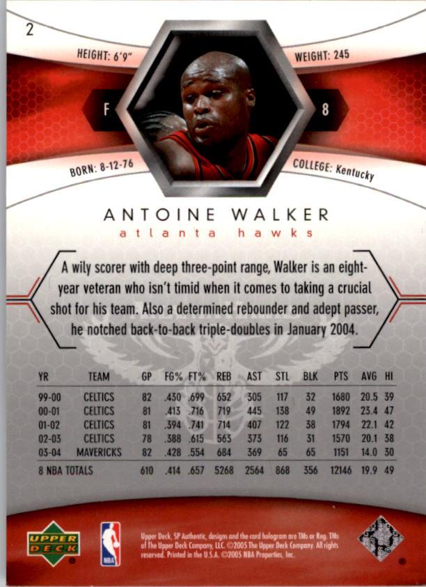 2004/2005 SP Authentic (Upper Deck) Basketball - Picture 258 of 260