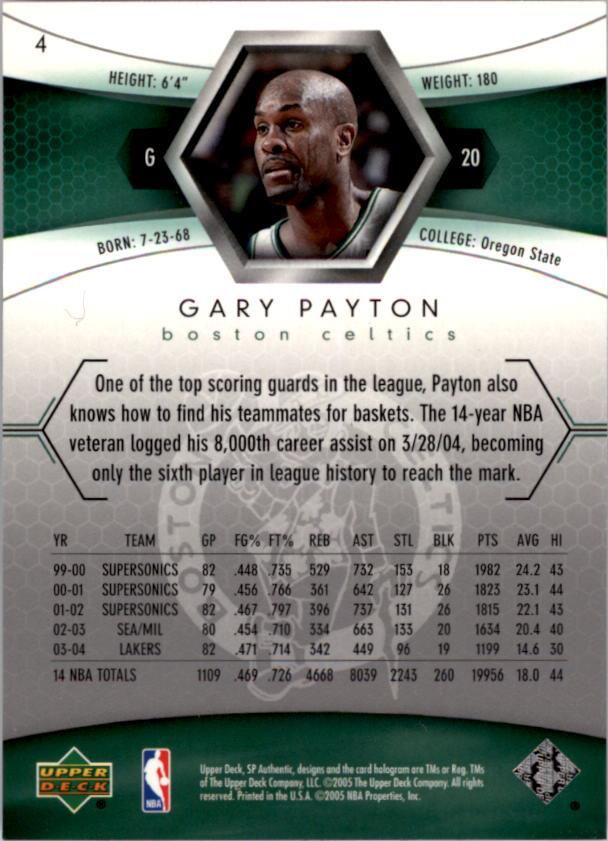 2004/2005 SP Authentic (Upper Deck) Basketball - Picture 254 of 260