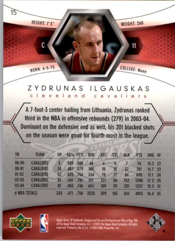 2004/2005 SP Authentic (Upper Deck) Basketball - Picture 232 of 260