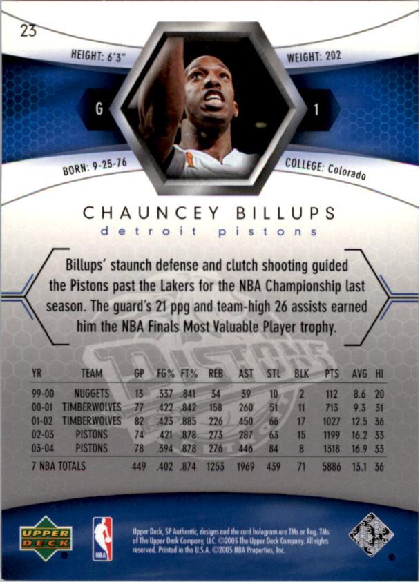 2004/2005 SP Authentic (Upper Deck) Basketball - Picture 216 of 260