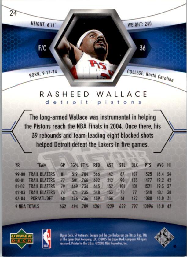 2004/2005 SP Authentic (Upper Deck) Basketball - Picture 214 of 260