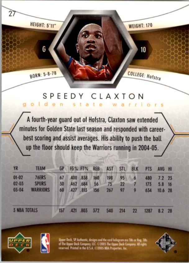 2004/2005 SP Authentic (Upper Deck) Basketball - Picture 208 of 260