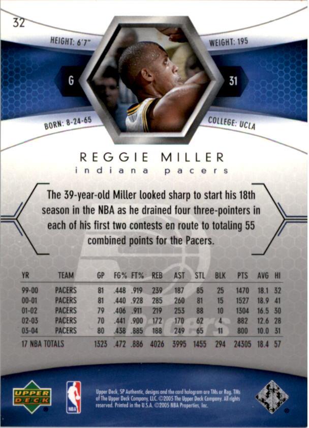 2004/2005 SP Authentic (Upper Deck) Basketball - Picture 198 of 260