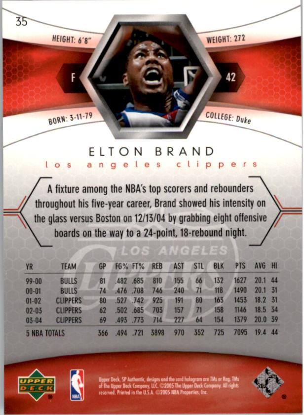 2004/2005 SP Authentic (Upper Deck) Basketball - Picture 192 of 260