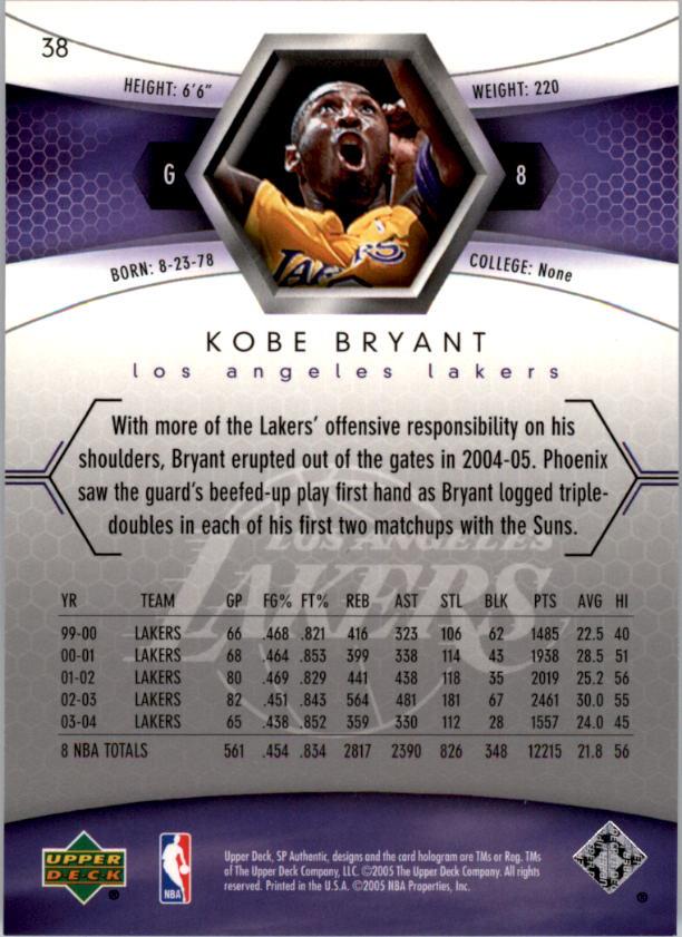 2004/2005 SP Authentic (Upper Deck) Basketball - Picture 186 of 260