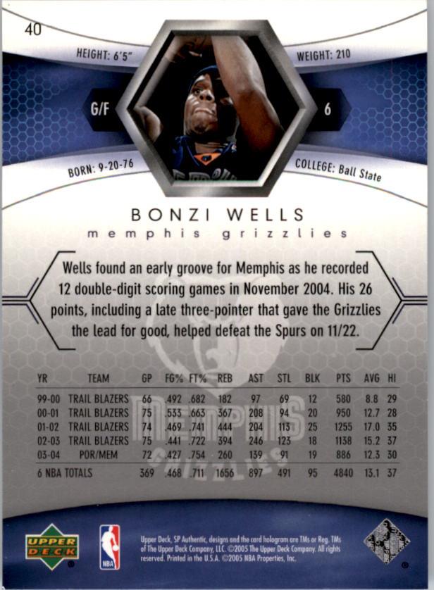2004/2005 SP Authentic (Upper Deck) Basketball - Picture 182 of 260