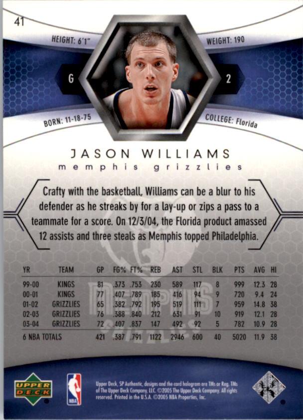 2004/2005 SP Authentic (Upper Deck) Basketball - Picture 180 of 260