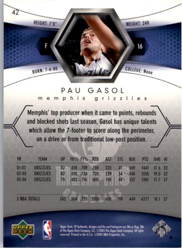 2004/2005 SP Authentic (Upper Deck) Basketball - Picture 178 of 260