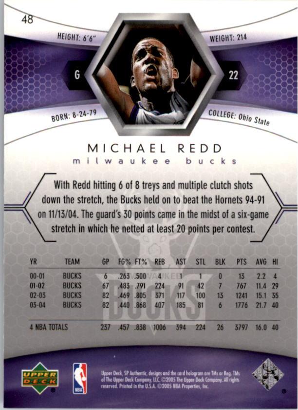 2004/2005 SP Authentic (Upper Deck) Basketball - Picture 166 of 260