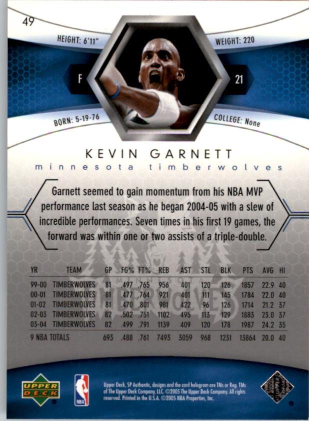 2004/2005 SP Authentic (Upper Deck) Basketball - Picture 164 of 260