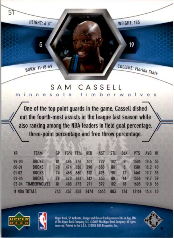 2004/2005 SP Authentic (Upper Deck) Basketball - Picture 160 of 260