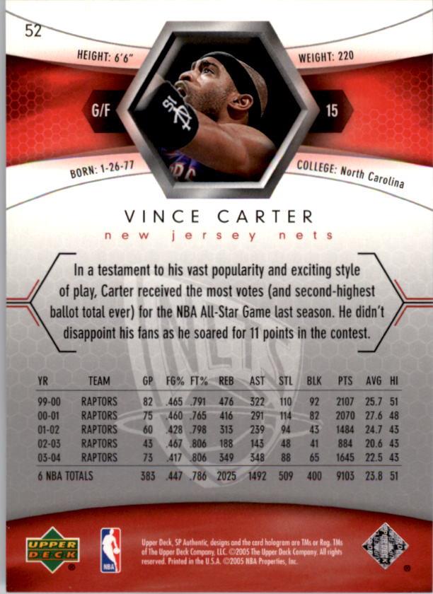 2004/2005 SP Authentic (Upper Deck) Basketball - Picture 158 of 260