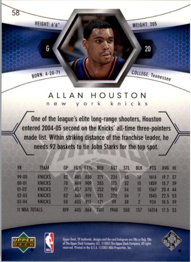 2004/2005 SP Authentic (Upper Deck) Basketball - Picture 146 of 260