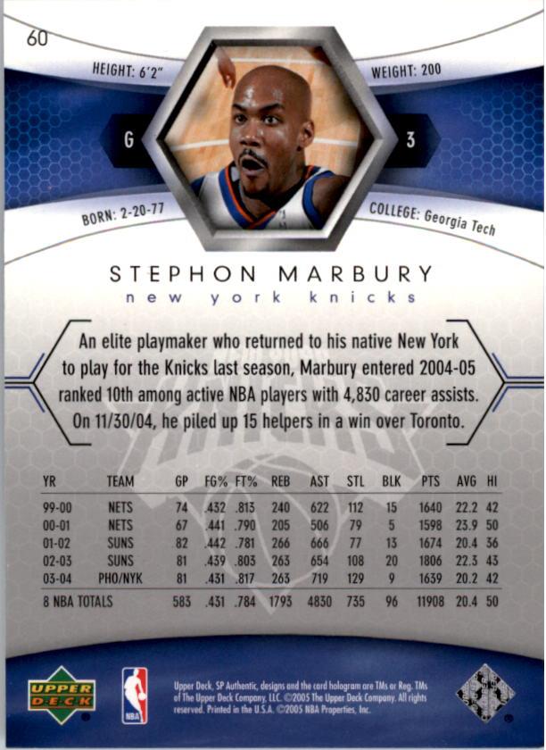 2004/2005 SP Authentic (Upper Deck) Basketball - Picture 142 of 260