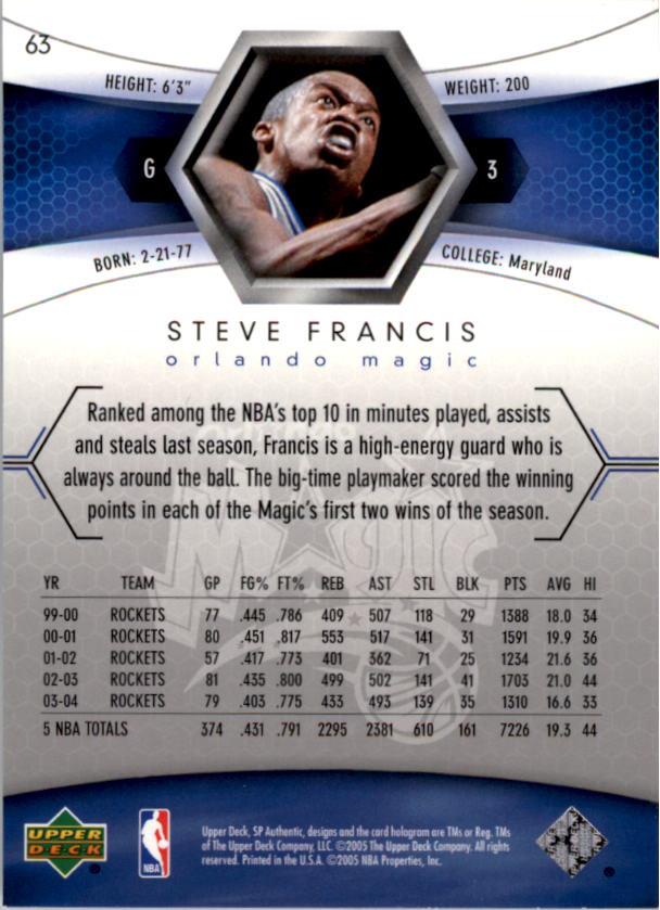 2004/2005 SP Authentic (Upper Deck) Basketball - Picture 136 of 260