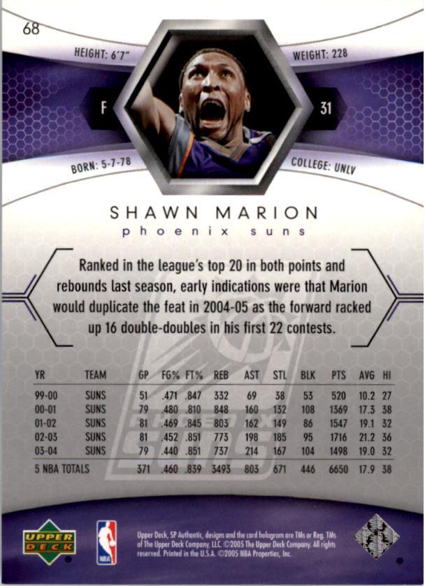 2004/2005 SP Authentic (Upper Deck) Basketball - Picture 126 of 260