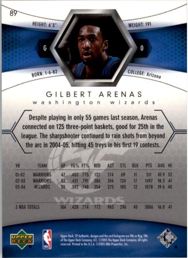 2004/2005 SP Authentic (Upper Deck) Basketball - Picture 84 of 260