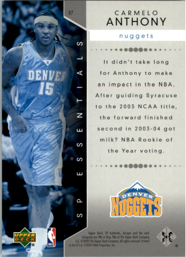2004/2005 SP Authentic (Upper Deck) Basketball - Picture 72 of 260